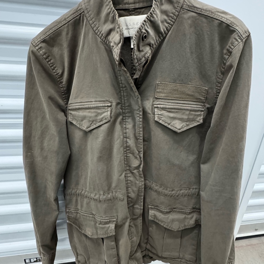 Hinge Olive Military Field Jacket